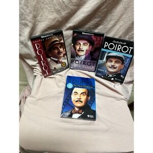 Agatha Christie Pour It DVD Movies and Season Bundle Tested Works Good Condition